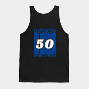 Sports Jersey Number 50 Tank Top